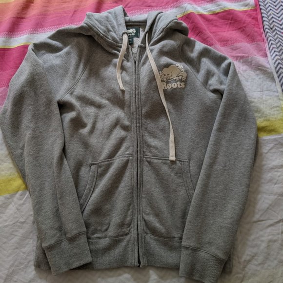 Women's Roots Zip Up Hoodie Medium - Picture 1 of 2